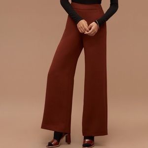 Aritzia Wilfred Halley trouser pant rust size 2